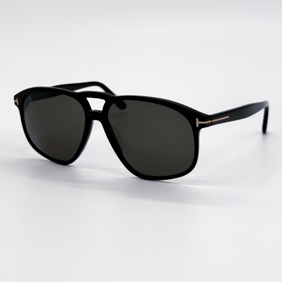 NEW TOM FORD TF1000 01A BLACK AVIATOR SUNGLASSES TOM FORD PIERRE-02 FT1000/S - Picture 3 of 11